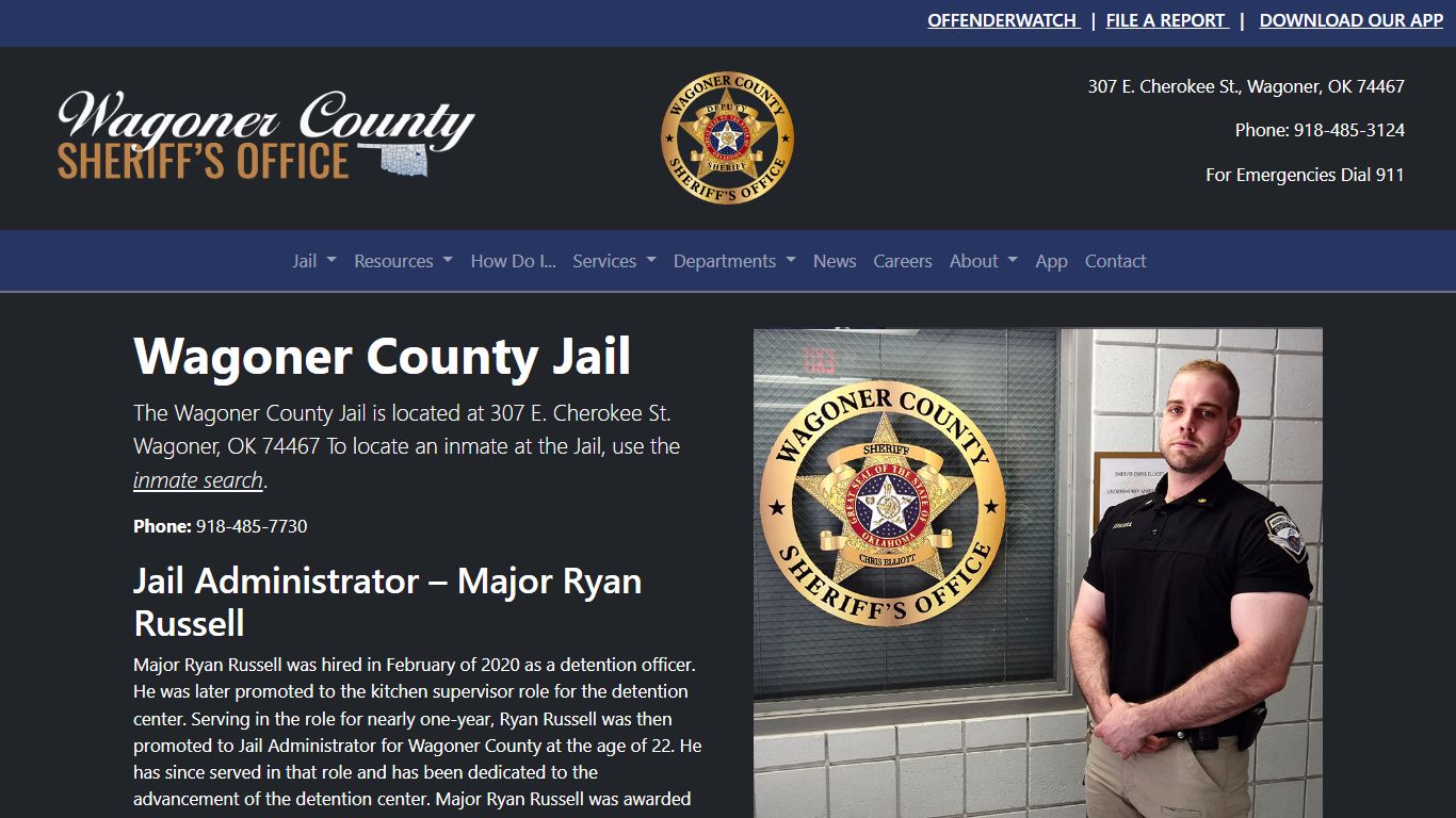 Wagoner County Jail | Wagoner County Sheriff's Office